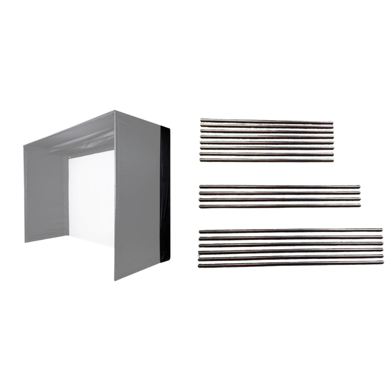 Carl's Place | Back Cover Pipe Kit for DIY Golf Simulator Enclosure