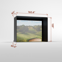 Carl's Place | C-Series Pro Golf Simulator Enclosure Kit with Impact Screen