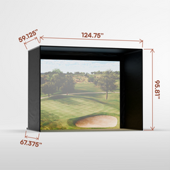 Carl's Place | C-Series DIY Golf Simulator Enclosure Kit with Impact Screen