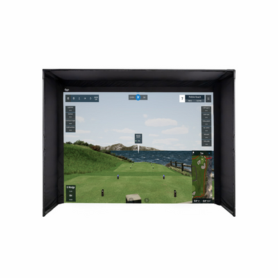 Carl's Place | C-Series DIY Golf Simulator Enclosure Kit with Impact Screen