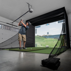 Carl's Place | C-Series DIY Golf Simulator Enclosure Kit with Impact Screen