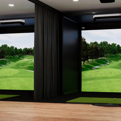 Carl's Place | Golf Room Curtain