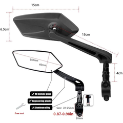 Rear View Mirror 1 Pair for U2/ U5 Ebike