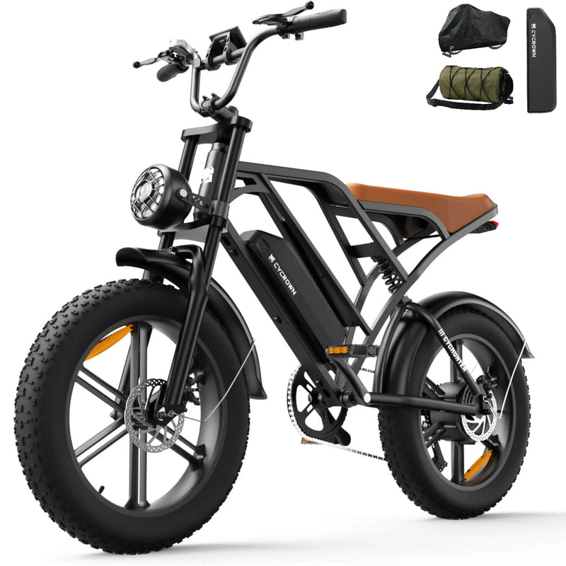 CYCrown | CycHunter Moped-Style E-Bike