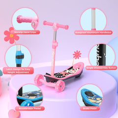 isinwheel Long Range 3 Wheel Kids Electric Scooter