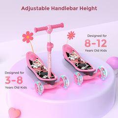 iScooter | 3-Wheel Mini 2in1 Kids Electric Scooter for 3-12 Boys Girls
