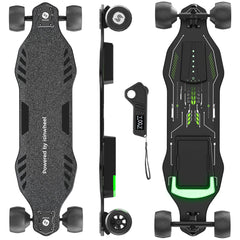 isinwheel V8 Electric Skateboard with Portable Removable Battery & Remote Control