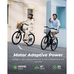 isinwheel M40 Folding Electric Bike with Basket