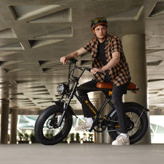 CYCrown | CycRun Vintage Moped E-Bike