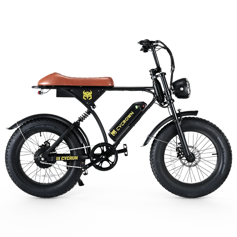 CYCrown | CycRun Vintage Moped Ebike