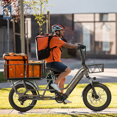 CYCrown | CycWagen Dual Battery Longtail Cargo Ebike