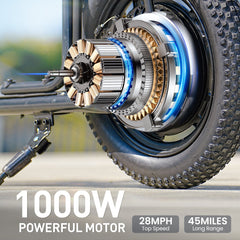 iScooter | F7 Electric Scooter 1000W with Seat 28 MPH & 45 Miles