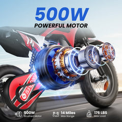 isinwheel A14 Electric Dirt Bike with Bluetooth Speaker