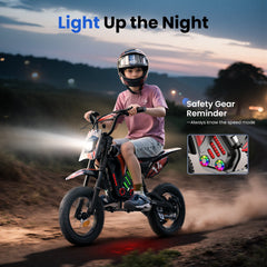 isinwheel A14 Electric Dirt Bike with Bluetooth Speaker