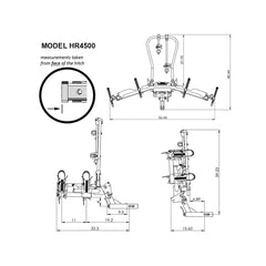 Velowave | Hollywood Racks HR4500 Destination E Bike Rack for Electric Bikes