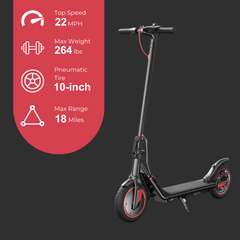 iScooter | Commute i9 Electric Scooter 350W for Adults and Teens