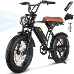 CYCrown | CycRun Vintage Moped E-Bike