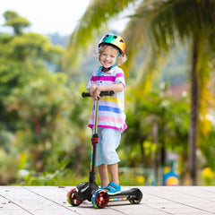 iScooter | B2 Light Up 3-Wheels Scooter with Bluetooth Control for Age 3-8