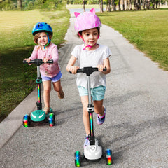 iScooter | B2 Light Up 3-Wheels Scooter with Bluetooth Control for Age 3-8