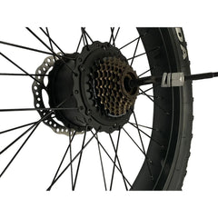 Velowave | Rear Wheel with Motor & Disc Brake Rotor for Ranger/Rover Fat Tire Electric Bike